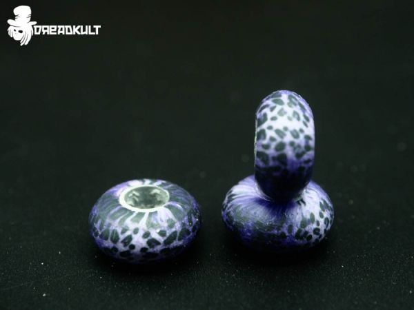 dreadperlen lilac leopard, fimo dreadperlen, dreadshop, shop fuer dreadlocks, dreadlockschmuck aus fimo, dreadschmuck und mehr, dreadstyle, dread beads polymer clay, dk, fimo dreadperlen, dreadschmuck aus fimo, polymer clay dread beads, dreadlocks jewelr